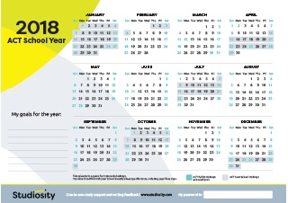 School terms and public holiday dates for ACT in 2018 | Studiosity